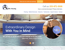 Tablet Screenshot of apexflooring.net